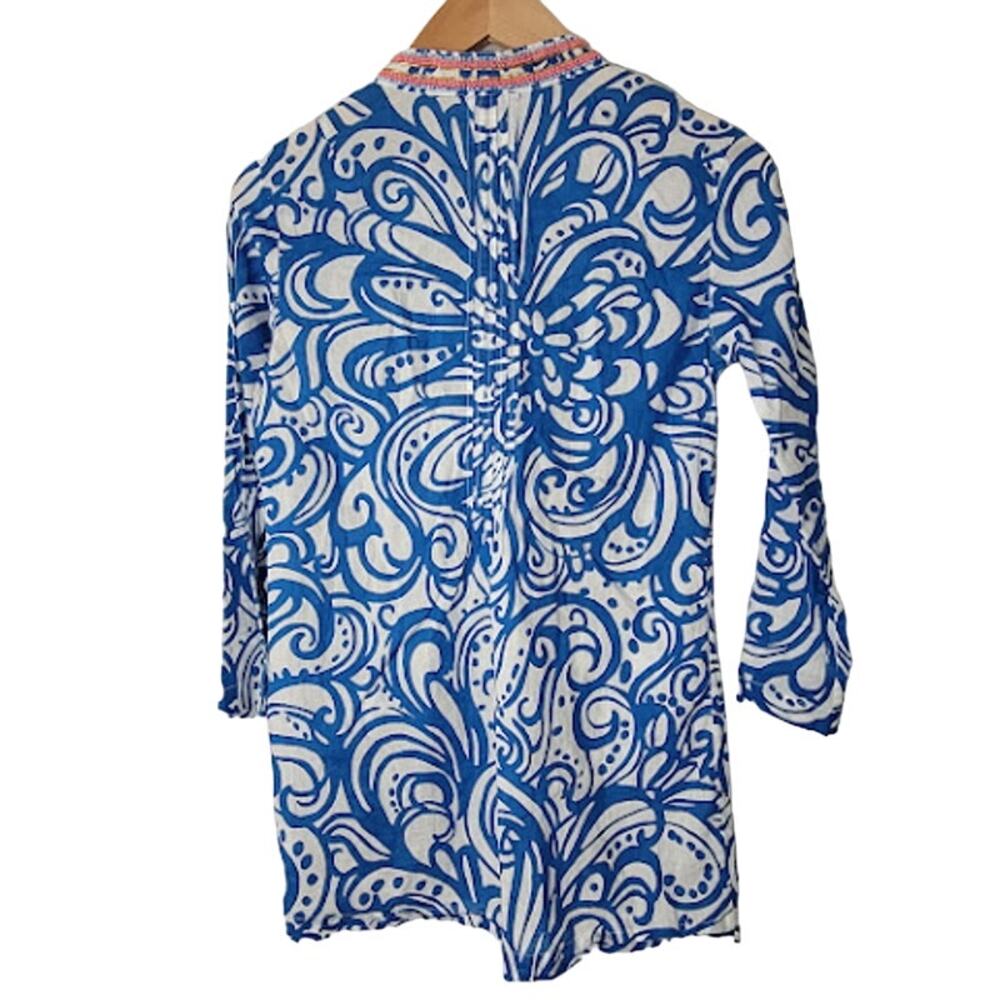 Lilly Pulitzer- Sarasota Beaded tunic top- size XXS - Picture 4 of 9